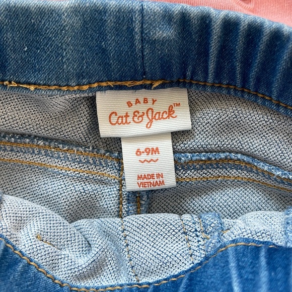 6-9M✨Autumn Apple Outfit Top and Jeans - Picture 7 of 8